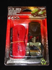 New in Package Erickson Ratchet Strap Tie Down Motorcycle ATV 1' X 15'