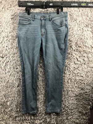 Perry Ellis Very Slim Straight Jeans Size 36x32 Mens Mid Rise