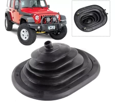 Manual Transmission Gear Shifter Boot Shift Cover For Jeep Wrangler JK 2007-2010