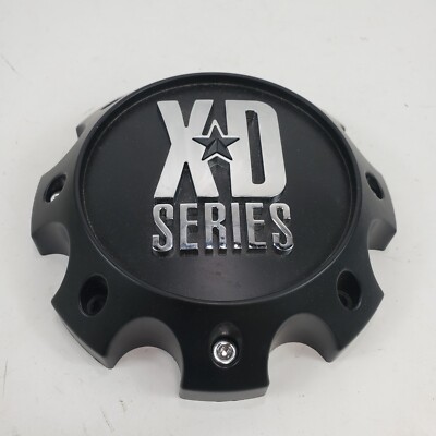 XD KMC Wheel Center Hub Cap 1079L170-H42 Matte Black Chrome LG1503-45