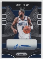 2019-20 Panini Prizm JAMES ENNIS #SG-JEN Base Signatures Auto-76ers