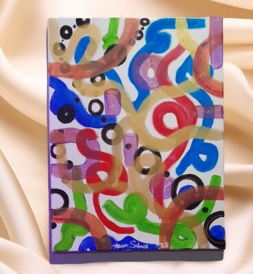   Loop Theory: The Rhythm of Restless Mind'' by Aaron Schmit | 18x24in | COA