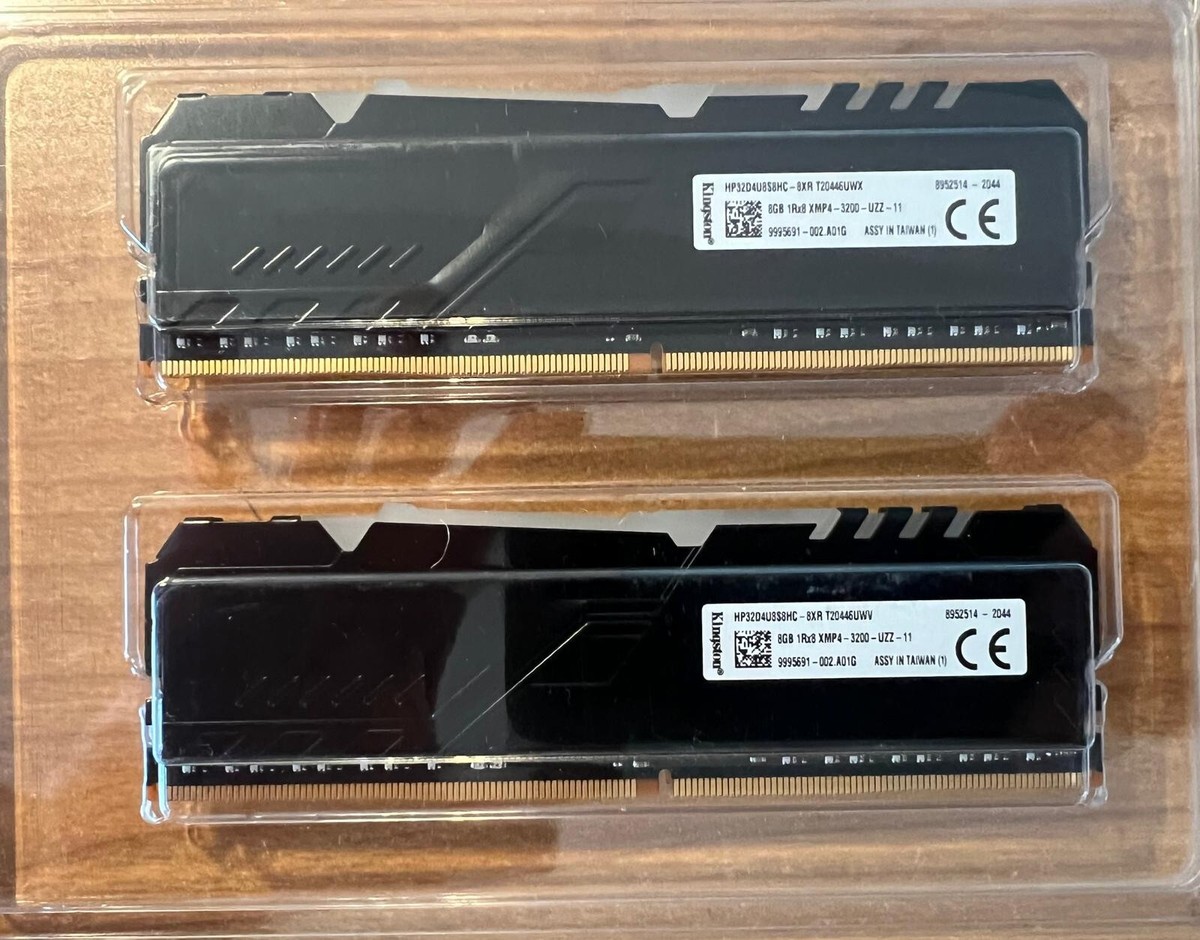 Kingston PC4-25600 16GB (2x 8GB) DDR4 3200 MHz NON ECC