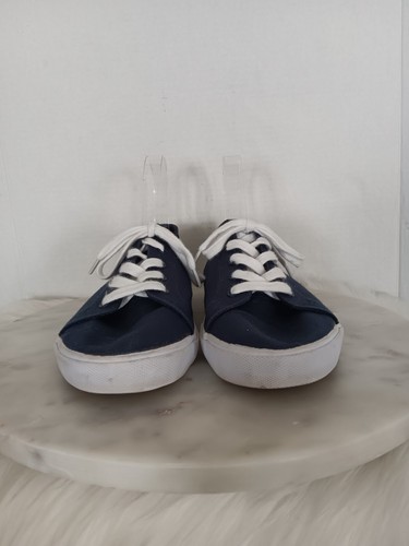 Polo Ralph Lauren Slater Herren Größe 6 Sneaker Schuhe Blau Canvas - Bild 3 von 12