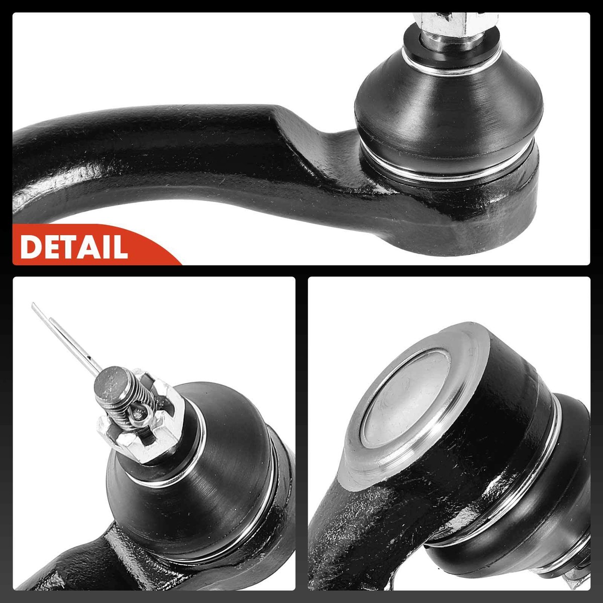 Pair Of Left & Right Outer Tie Rod Ends For Hyundai Sonata, Tucson, Kia Optima 2011-2015 7 thumbnail image