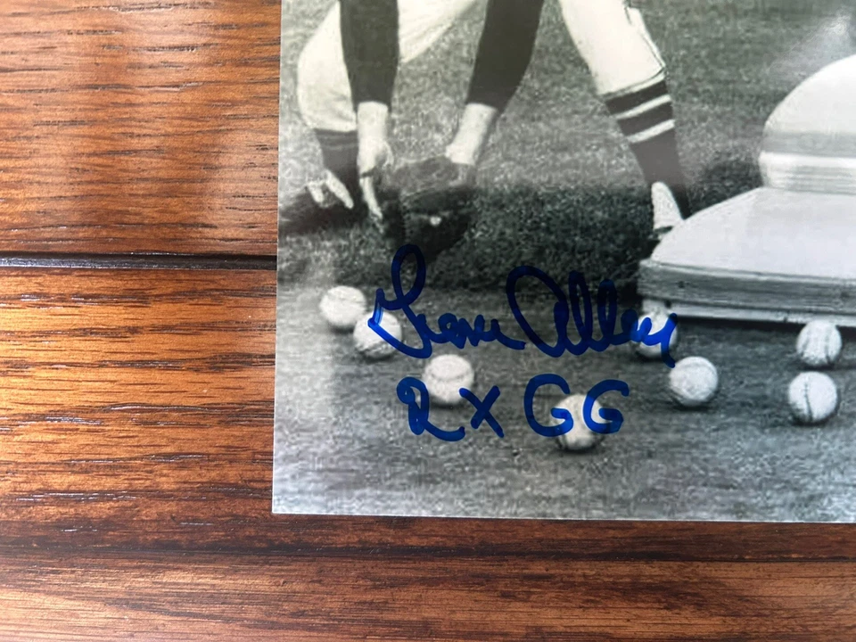 Guante de Oro Bill Mazeroski & Gene Alley Doble Firmado 8x10 Foto Piratas de Pittsburgh Foto 3 de 3