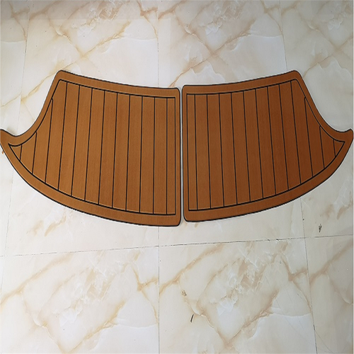 2002 Cobalt 246 Swim Platform Cockpit Pad Boat EVA Foam Faux Teak Deck Floor Mat - Picture 10 of 22