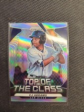 2020 Panini Prizm Baseball CJ Abrams RC Top of the Class Silver Prizm #TOC-8