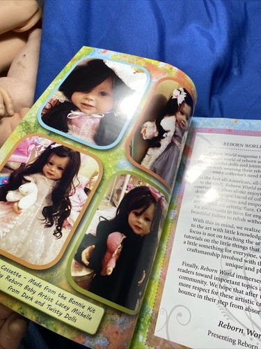 Reborn World Magazine- Reborn Dolls June 2014 In Original Plastic New Old Stock - Picture 8 of 12
