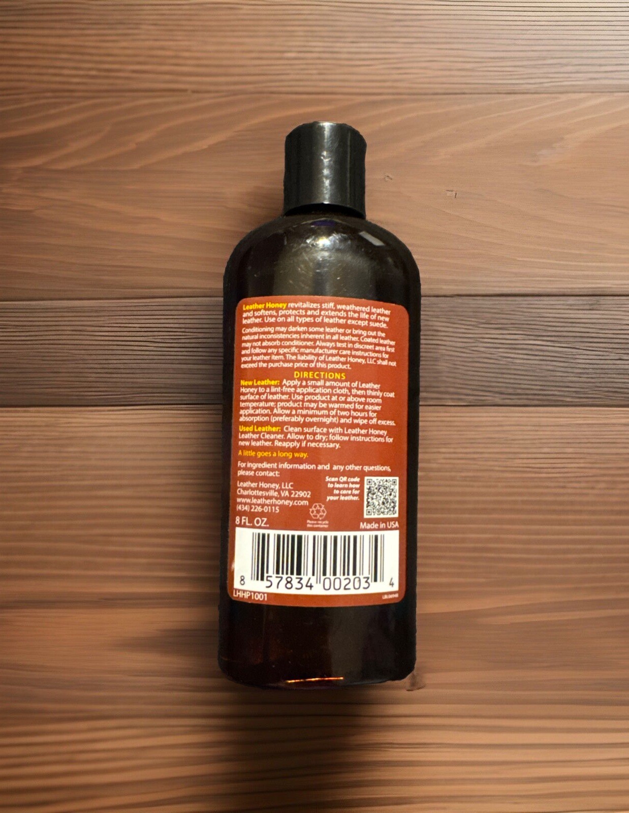 Leather Honey Leather Conditioner Shoes Sofa Bags 8Oz