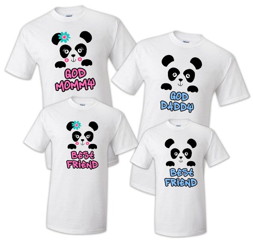 Family Matching Panda Birthday Party T-shirts Shirt Celebration Reunion Kids 2 - Picture 10 of 12