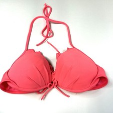 Victorias Secret 34B Fabulous Bikini Top Padded Halter Underwire 57Z 2555