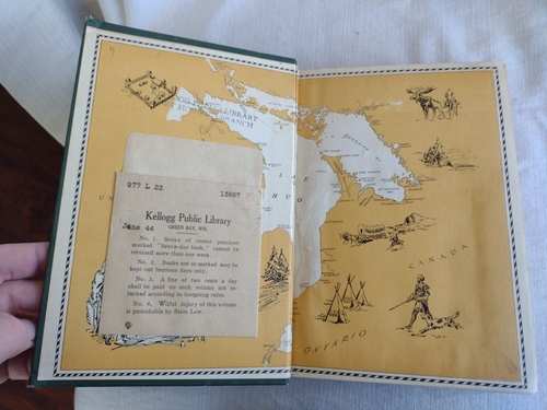 Vintage 1944 "Lake Huron" The American Lakes Series Fred Landon First Ed. - Picture 8 of 14