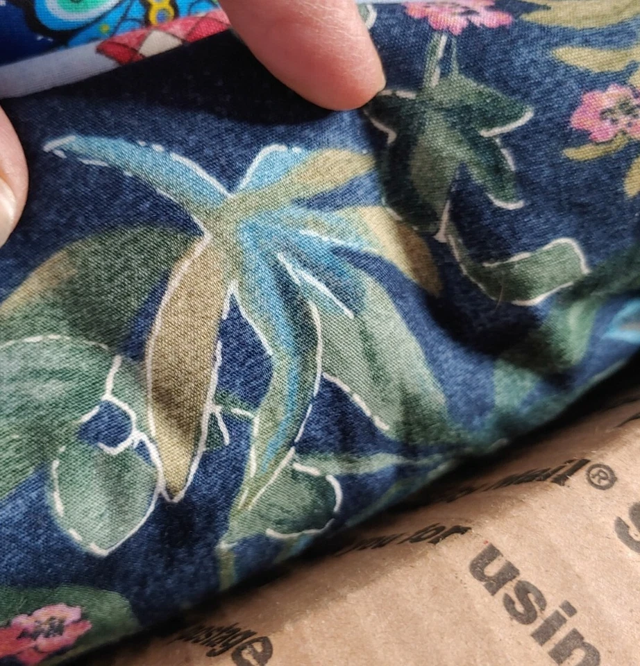 5 + Lbs. Cotton Fabric Box Lot Quilting Crafts 1 +Yd Pieces Multiple Yards(#B128 - Image 2 of 4