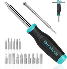 DURATECH 18-in-1 Multi-bit Screwdriver Phillips/Slotted/Torx/Square  Screwdriver
