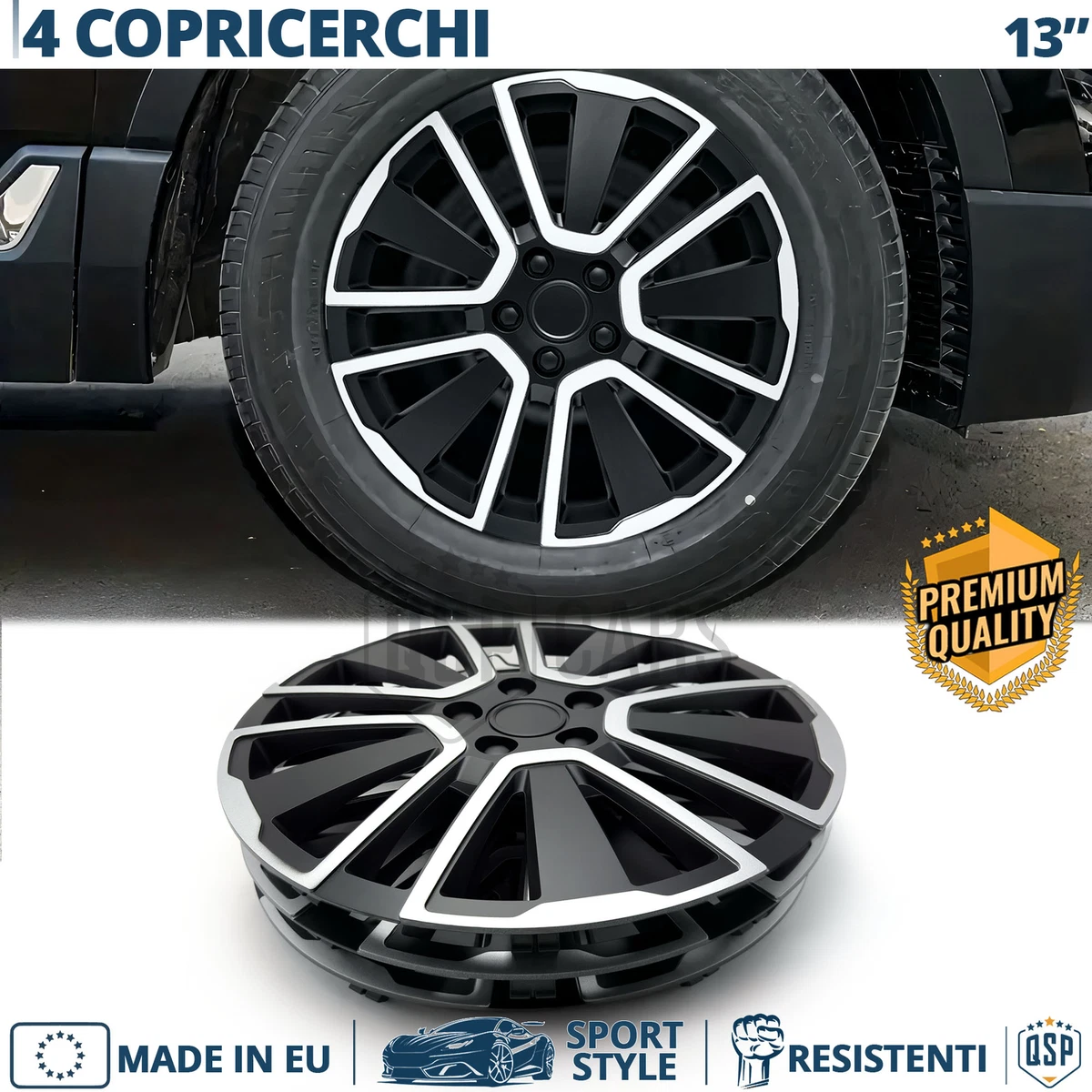 Kit di copricerchi da 15 pollici Nascar per un look sportivo e dinamico