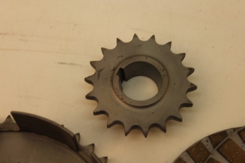 NORTON CLUTCH BASKET G80 G9 SC SPROCKET 42T 6" 8 SLOT 1950'S VINTAGE RARE AHRMA - Picture 2 of 7