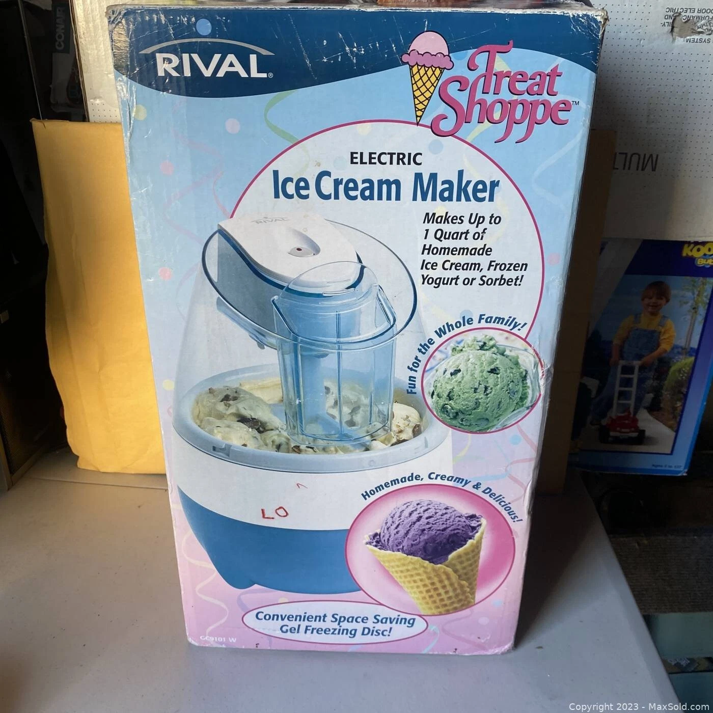 Rival Treat Shoppe Electric Ice Cream Maker, GC9101W