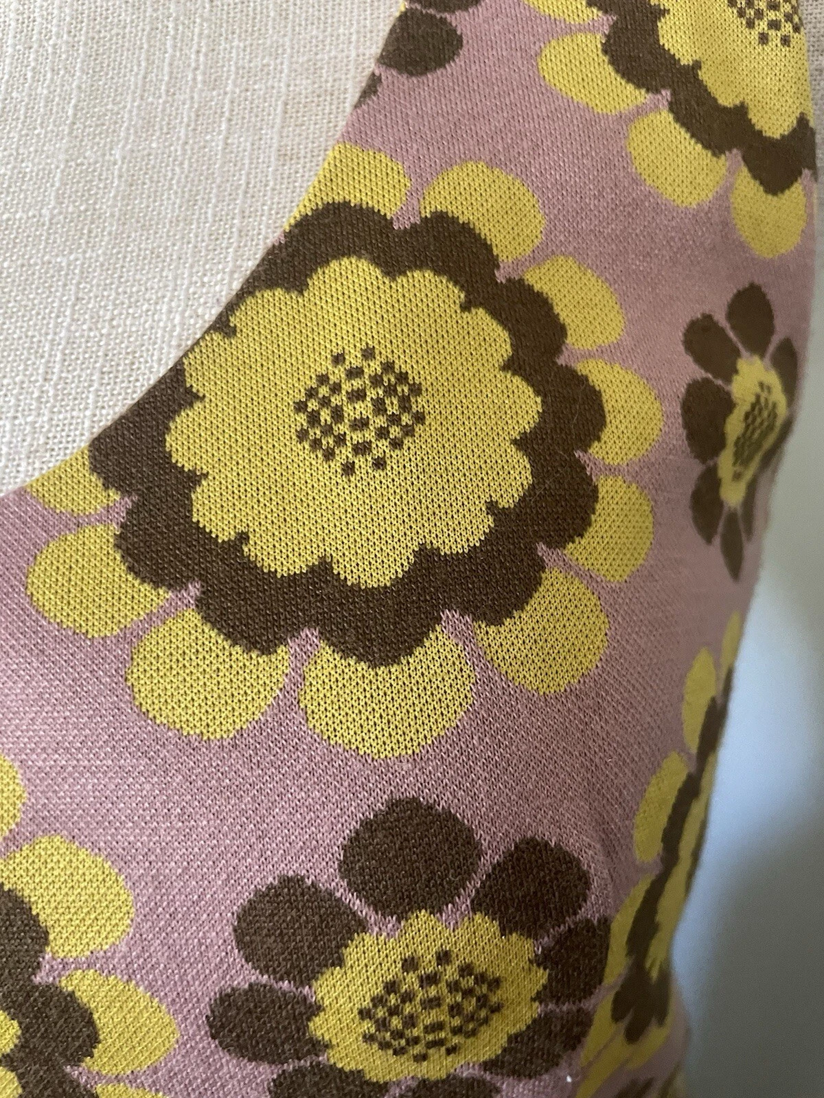 Abito a maglia floreale Kate Spade hippie taglia 2