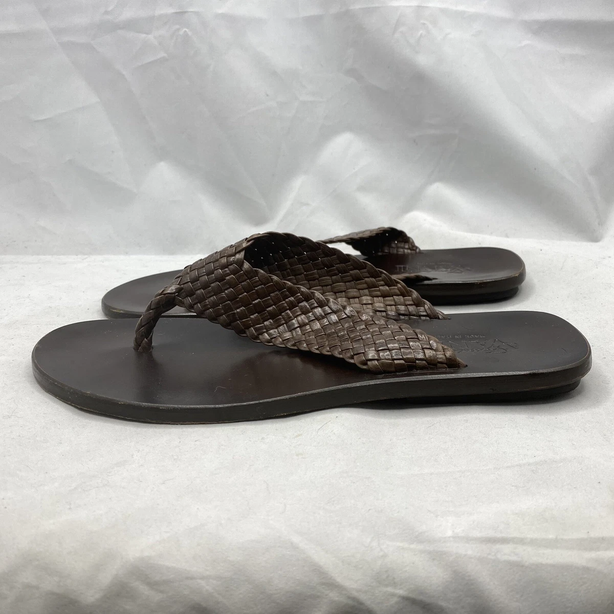 Fratelli vanni outlet italian leather sandals