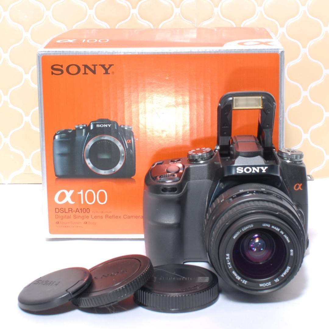 Sony α100 DSLR Camera Kit with Sigma 35-80mm Lens + Original