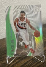 2019-20 Panini Illusions ASTOUNDING CJ McCollum Green Rare Portland Trailazer