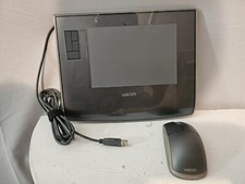 Wacom Intuos 3 Graphics 4" x 6" Pen Tablet PTZ-431W W/ Mouse Tested OEM Draw Pad