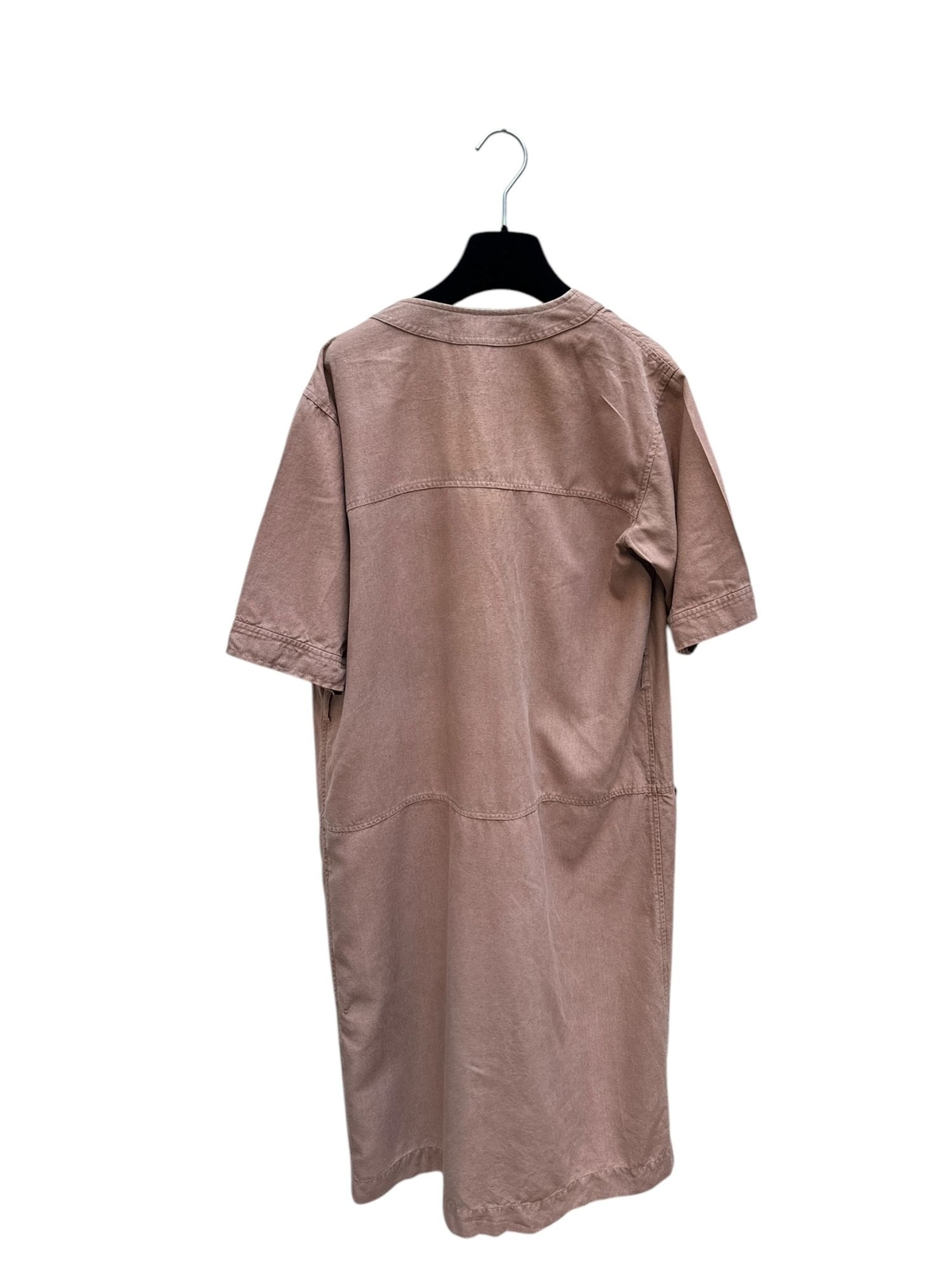 Abito Yves Saint Laurent vintage in lino marrone taglia 36 vestibilità M