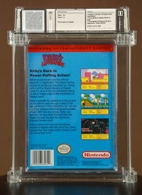 Kirby's Adventure WATA 9.2 A sigillato in fabbrica NES nuovo mai aperto Nintendo VGA