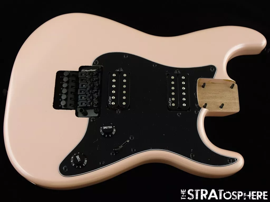 Fender Squier Contemporary Floyd Rose Stratocaster LOADED BODY Shell Pink SALE