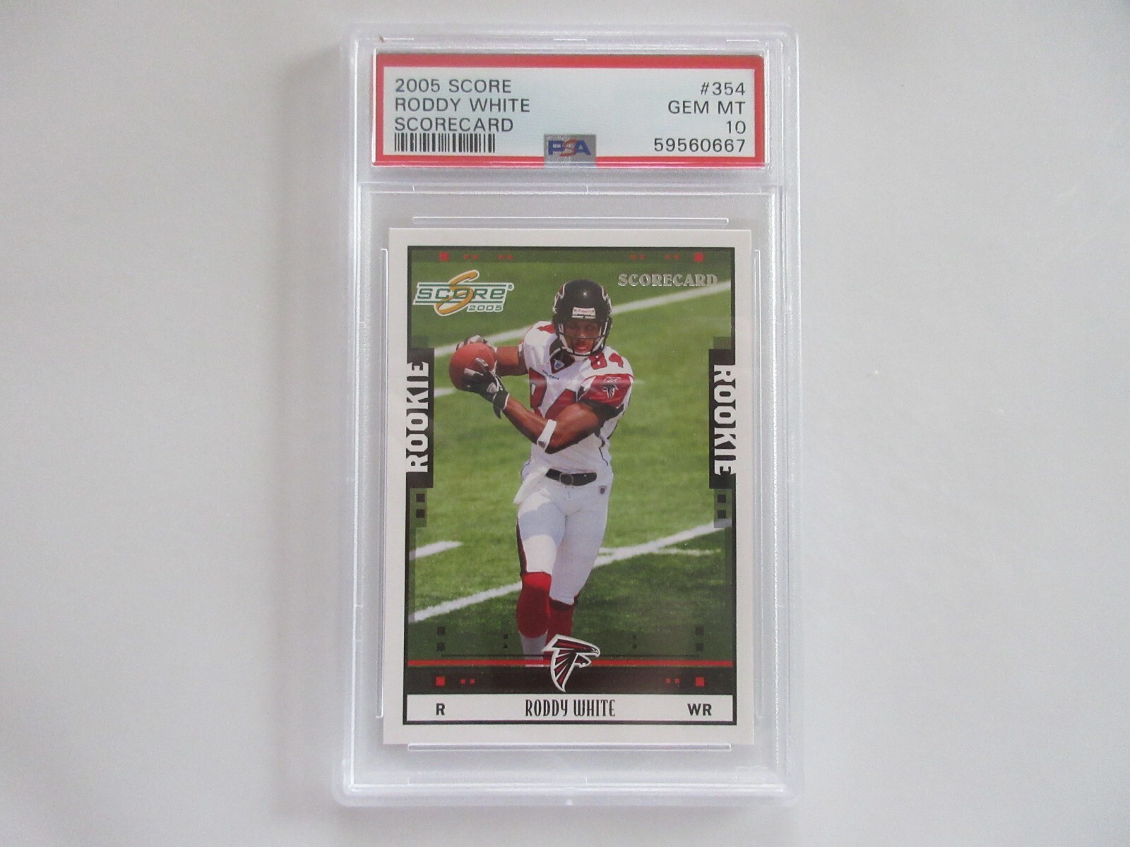 Roddy White Score #354 Scorecard