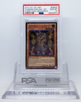 YUGIOH TU08-EN000 THUNDER KING RAI-OH ULTIMATE RARE PSA 10 GEM MINT #28622973