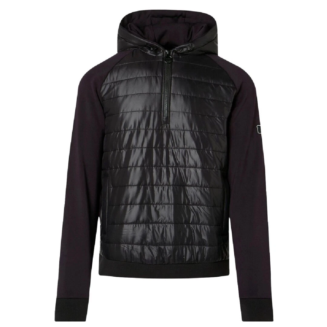 Barbour International Tes Baffle Half Zip Hoodie | eBay