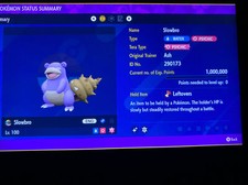 Pokemon Scarlet And Violet Shiny Slowbro 6IV Raid Ready Fast Delivery