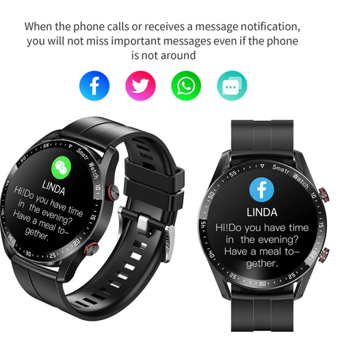 Reloj Inteligente 2024 Hombre Impermeable Reloj Inteligente Bluetooth para iPhone Android Samsung - Imagen 7 de 28