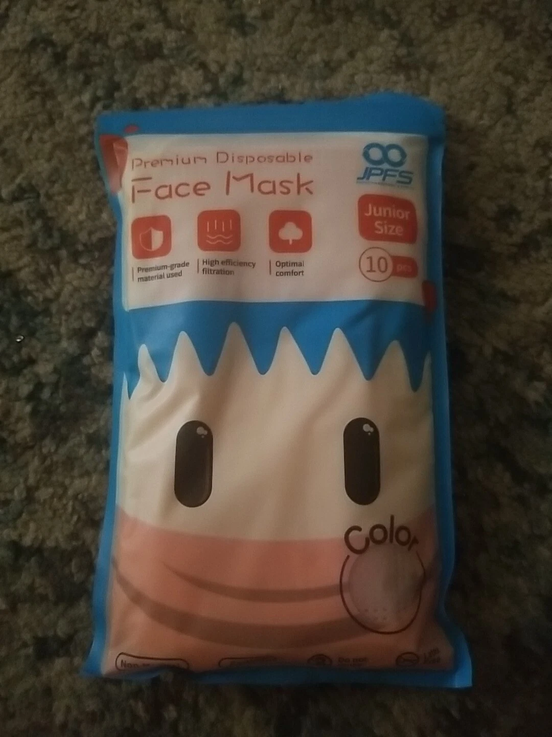 JPFS Premium Disposable Face Mask Junior Size 1 Pack (10pcs.)
