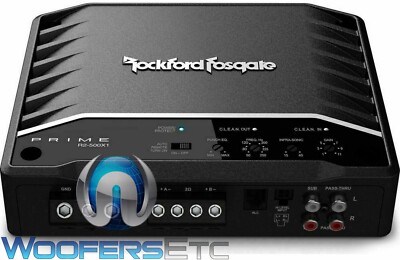 ROCKFORD FOSGATE R2-500X1 MONOBLOCK 500W RMS SUBWOOFERS BASS 2 OHM