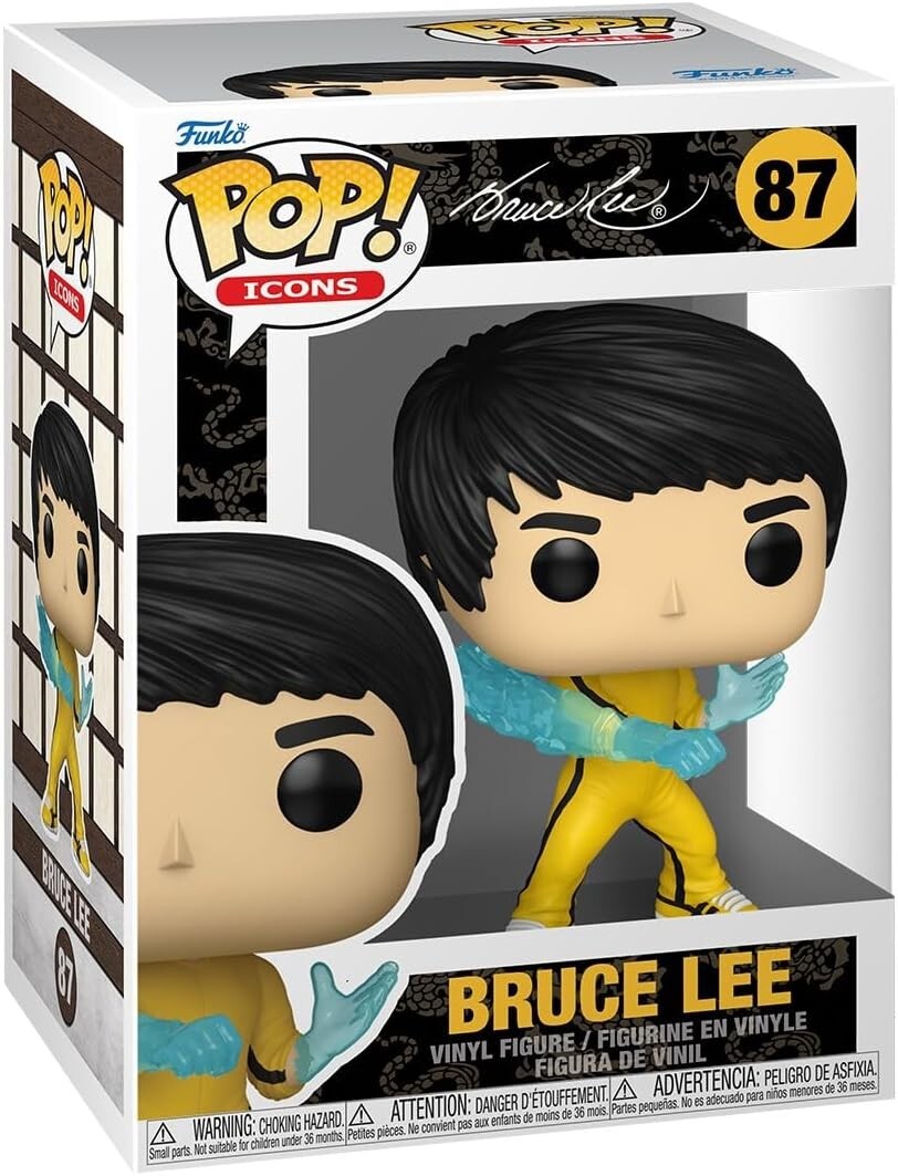 Funko Pop! Bruce Lee Vinyl Bobble Toy Figure #87