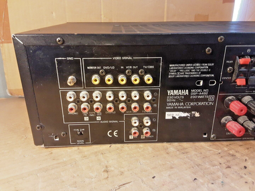 230W Yamaha DSP-A492 Stereo Integrated Amplifier FAULTY PARTS/REPAIR - Picture 5 of 7