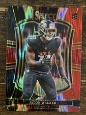 2025 Panini Select - Premier Level Jalon Walker #146 Black & Red Shock Prizm...