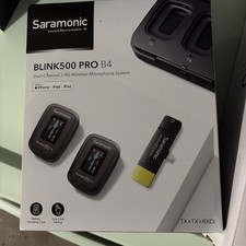 Saramonic Blink 500 Pro X B4 Sistema Microfonico Wireless per 2 Persone con Lavatrici e Li...