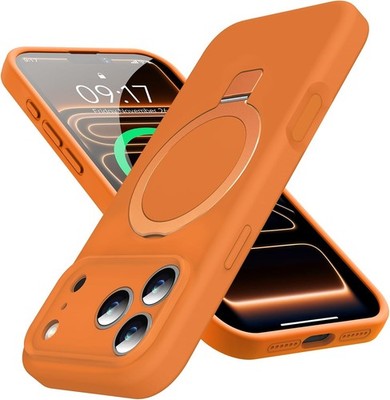 For NEW iPhone 17 Pro Max 17 Air Silicone Magnetic Ring Case Stand Soft Cover