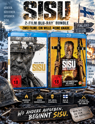 Sisu: 1+2 -Rache ist süss + Road to Revenge im Set  # BLU-RAY-NEU