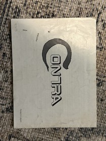 Nintendo NES Video Game Instruction Manual Contra