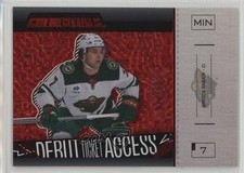 2023 Credentials Debut Ticket Access Horizontal Red /125 Brock Faber #156 0u2j