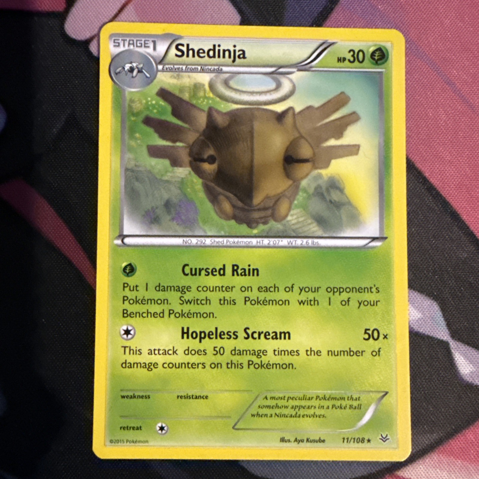 Pokémon TCG LP Roaring Skies * Shedinja 11/108