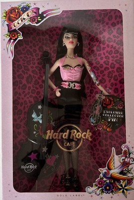 HardRockCafe Barbie Collector Doll バービー Hard Rock Cafe Barbie Doll With Exclusive Pin Gold Label Limited