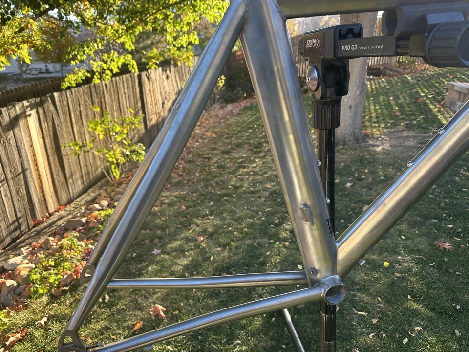 Titanium 51cm Quintana Roo Aero TT/Tri Frameset Carbon fork 130 Horizontal 650c - Image 3 of 4