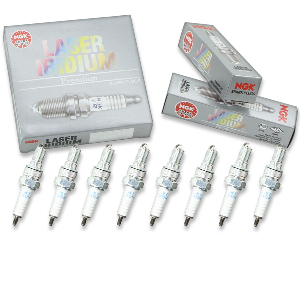8 pc NGK 3653 IMR8C-9H Laser Iridium Spark Plugs for VUH24Z VUH24D 5626 ts