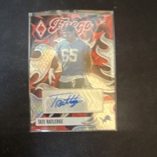 2025 Panini Phoenix Fuego Signatures Tate Ratledge Autograph Rookie Lions FUS-21